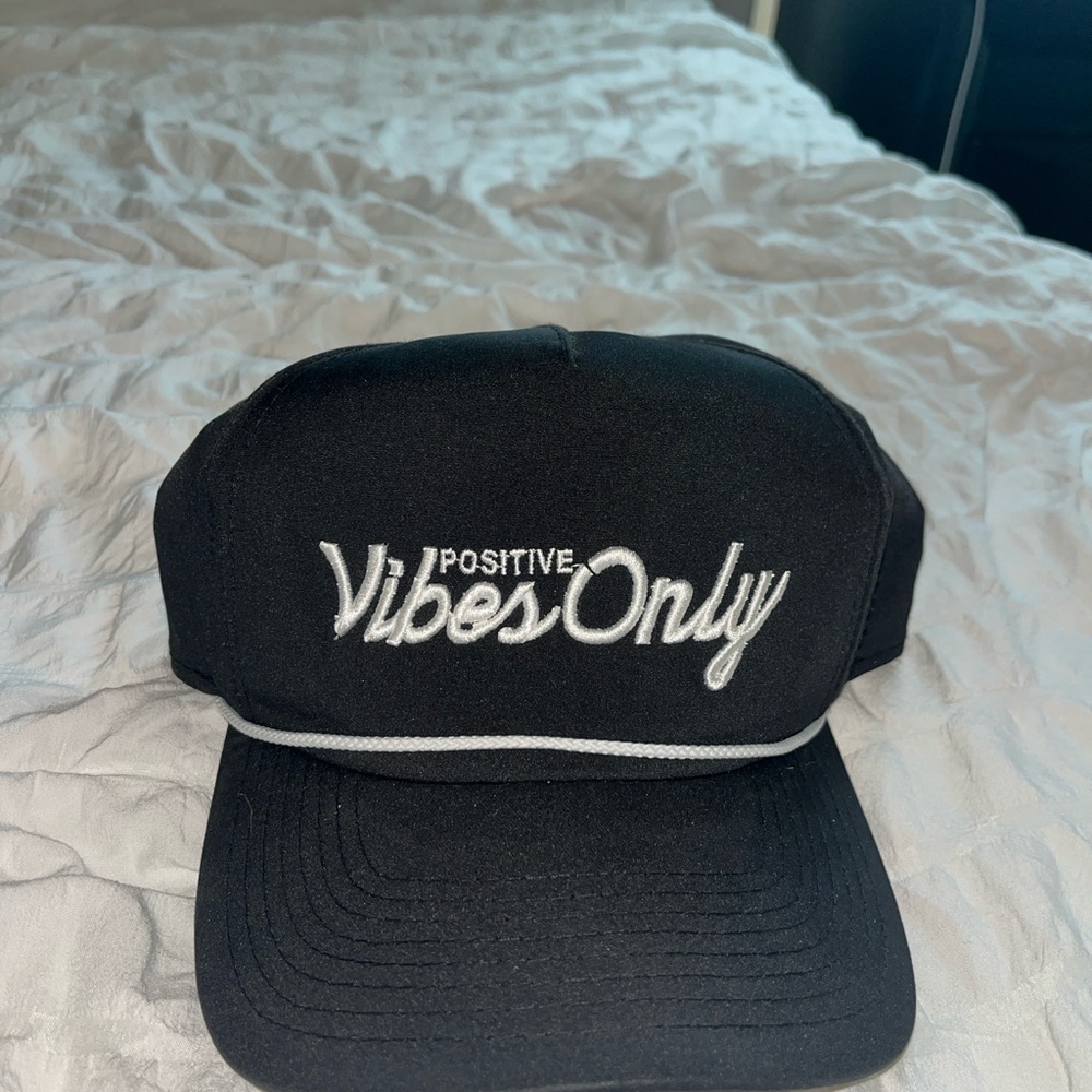 Positive Vibes Only Black Cap